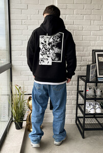 Фото - Худі з квітковим принтом Staff flowers oversize - Men box