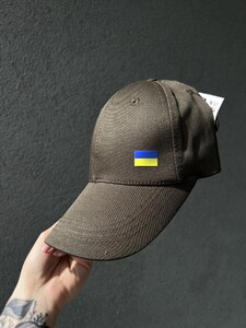 Фото - Патріотична бейсболка Intruder UA у кольорі хакі - Men box