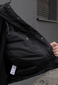 Фото - Однотонная мужская куртка черного цвета Staff ka 3 black - Men box