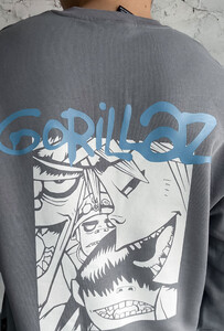 Фото - Оверсайз свитшот серого цвета Staff gz oversize - Men box
