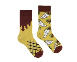 Фото - Високі унісекс шкарпетки Sammy Icon з шаурмою Streetfood - Men box