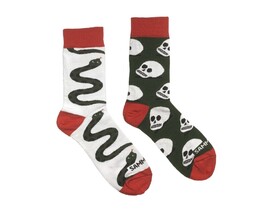 Фото - Яскраві шкарпетки Sammy Icon з черепами та зміями Cronos - Men box