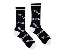Фото - Шкарпетки від бренду Sammy Icon із риб'ячими скелетами Masapo - Men box