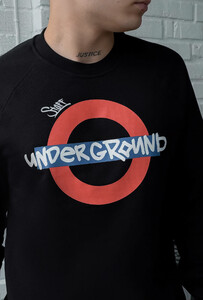 Фото - Свитшот с текстовым принтом Staff underground - Men box