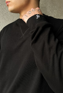 Фото - Повседневный черный свитшот Staff black basic - Men box