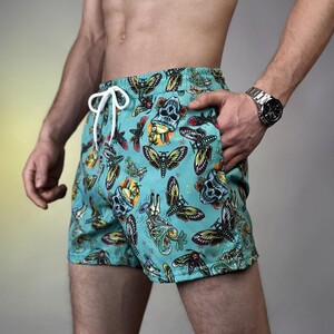 Фото - Яркие плавки с бабочками Pobedov Pool day Metelyky - Men box