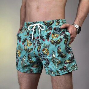 Фото - Яркие плавки с бабочками Pobedov Pool day Metelyky - Men box