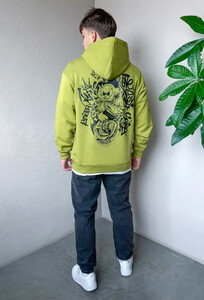 Фото - Яскраве салатове худі Staff logo & duck oversize - Men box