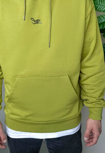 Фото - Яскраве салатове худі Staff logo & duck oversize - Men box
