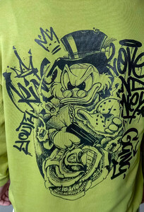 Фото - Яскраве салатове худі Staff logo & duck oversize - Men box
