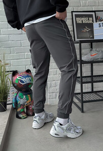 Фото - Молодежные серые штаны карго Staff cargo fut gray - Men box