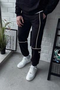 Фото - Спортивные мужские штаны Staff kant reflective logo black - Men box