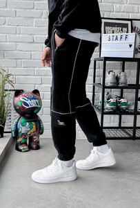 Фото - Спортивные мужские штаны Staff kant reflective logo black - Men box