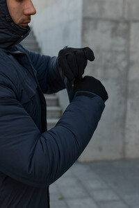 Фото - Тепла парка від бренду Intruder у синьому кольорі Arctic - Men box