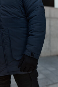 Фото - Тепла парка від бренду Intruder у синьому кольорі Arctic - Men box