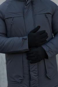 Фото - Чоловіча зимова парка Intruder сірого кольору Arctic - Men box