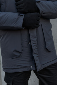 Фото - Чоловіча зимова парка Intruder сірого кольору Arctic - Men box