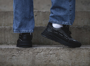 Фото - Повседневные кроссовки Staff black & gray - Men box
