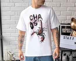 Фото - Белая футболка со скорпионом Staff chaos - Men box