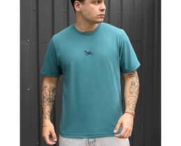 Фото - Футболка бирюзового цвета с лого Staff turquoise logo - Men box