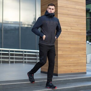 Фото - Двоколірна куртка для чоловіків від Pobedov Korol' Lev - Men box