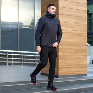 Фото - Двоколірна куртка для чоловіків від Pobedov Korol' Lev - Men box