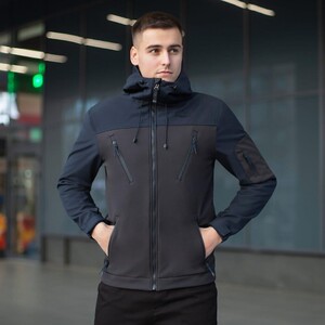 Фото - Двоколірна куртка для чоловіків від Pobedov Korol' Lev - Men box