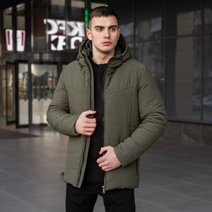 Фото - Зимова куртка Pobedov Winter Jacket Dzen кольору хакі - Men box