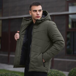 Фото - Зимова куртка Pobedov Winter Jacket Dzen кольору хакі - Men box