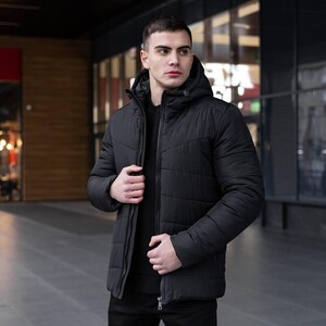 Фото - Базовая куртка Pobedov Winter Jacket Dzen черного цвета - Men box