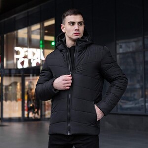 Фото - Базовая куртка Pobedov Winter Jacket Dzen черного цвета - Men box