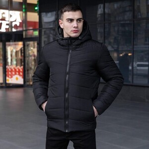 Фото - Базовая куртка Pobedov Winter Jacket Dzen черного цвета - Men box