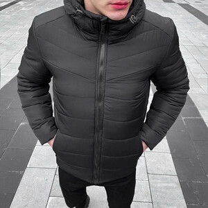 Фото - Базовая куртка Pobedov Winter Jacket Dzen черного цвета - Men box