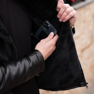 Фото - Куртка с мехом от Pobedov Winter Jacket V6 Black - Men box