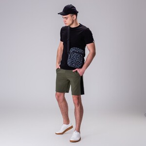 Фото - Шорты цвета хаки с черной вставкой Pobedov Lapsha - Men box