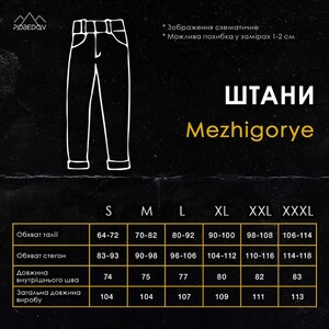 Фото - Молодежные штаны-карго Pobedov Mezhigorye в цвете хаки - Men box