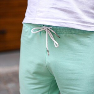 Фото - Ментолові шорти від бренду Pobedov Frame прямого крою - Men box