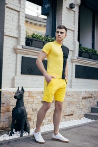 Фото - Яскраві жовті шорти для чоловіків Pobedov Zorro - Men box