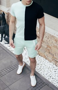 Фото - Літні шорти ментолового кольору Pobedov Zorro - Men box