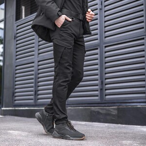 Фото - Утеплені штани Pobedov trousers Tactical чорного кольору - Men box