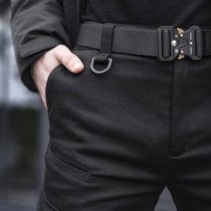 Фото - Утеплені штани Pobedov trousers Tactical чорного кольору - Men box