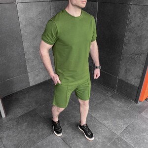 Фото - Оливкові чоловічі шорти Pobedov Nebo - Men box