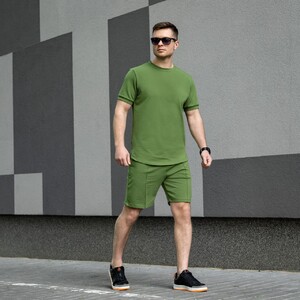 Фото - Оливкові чоловічі шорти Pobedov Nebo - Men box