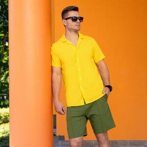 Фото - Оливкові чоловічі шорти Pobedov Nebo - Men box