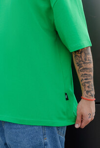 Фото - Зеленая оверсайз футболка Staff green basic oversize - Men box