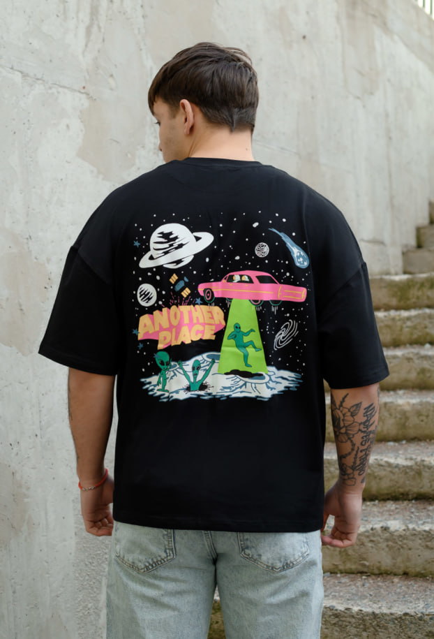 Купить футболку с инопланетянами Staff another place oversize в Киеве ...
