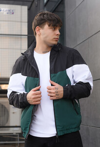 Фото - Вітровка із зеленими вставками Staff vo black & green - Men box
