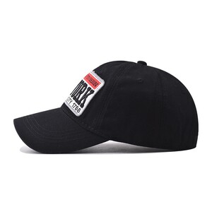 Фото - Бавовняна чорна кепка Sport Line з нашивкою New York - Men box