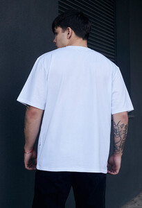 Фото - Белая оверсайз футболка Staff sea oversize - Men box