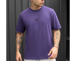 Фото - Фіолетова молодіжна футболка Staff violet logo - Men box